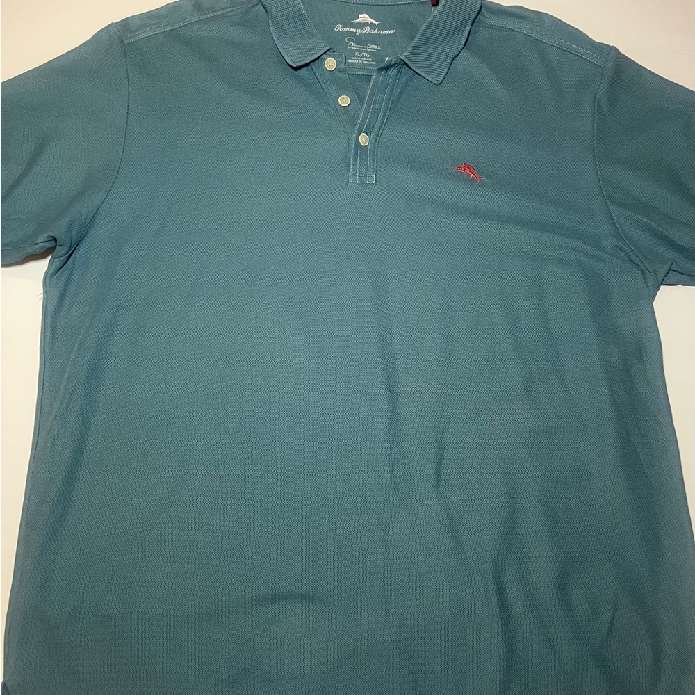 Tommy Bahama Blue Polo Shirt for Men